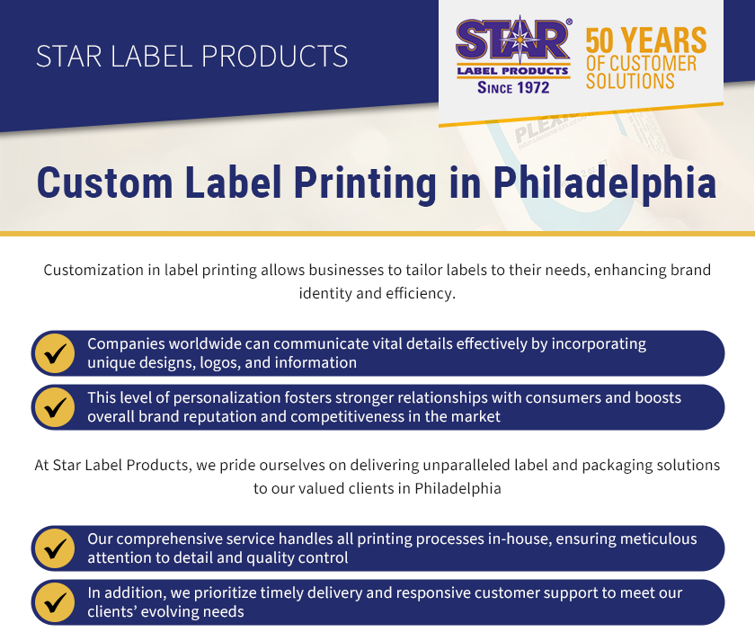 Custom Label Printing in Philadelphia